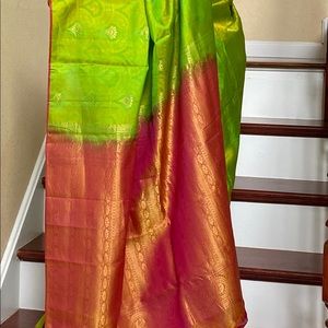 Gorgeous  brand new kanjeevaram silk sari  $150